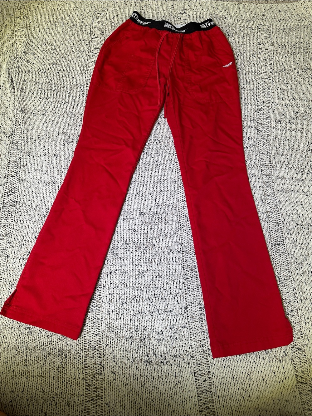 Grey's Anatomy Red Drawstring Track Pants